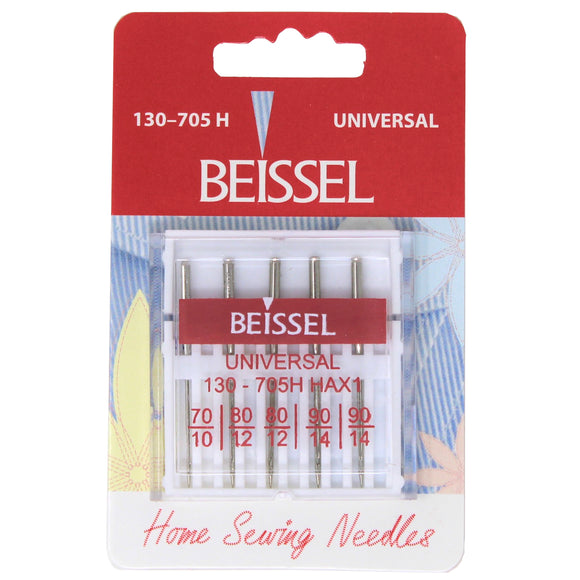 Pack of 5 universal needles in assorted sizes