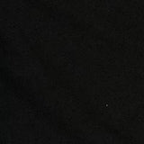 Black swatch of bamboo french terry