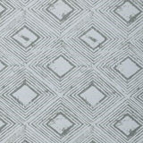 Tiled sets of concentric diamonds, dark grey fine lines on a light grey background
