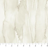 Swatch of cream vertical texture fabric (off white fabric with cream and grey watercolour/dyed look)