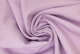 Swirled swatch linen blend pastel in lush lavender (pale purple/pink)