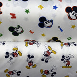 Group swatch assorted Mickey and Minnie Mouse (Licensed) printed fabrics in various styles