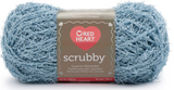 Ball of Red Heart Scrubby in shade glacier (pale light blue)