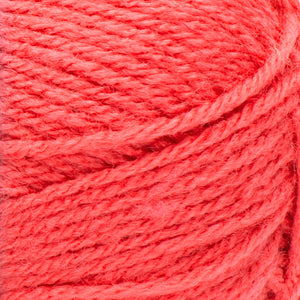 Ball of Red Heart Heat Wave yarn in shade blue skies (light blue)