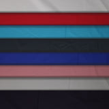 Group swatch polyester lining in a variety of colours