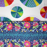 Group swatch assorted dots/flowers printed fabrics