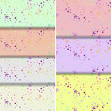 Group swatch assorted Fairy Dust (True Colors) printed fabrics in various colours