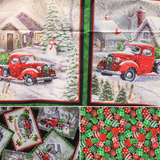 Winter Greetings - 45" - 100% Cotton
