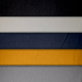 Group swatch organic slub cotton fabric in various colours