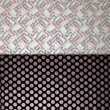 Group swatch glam themed fabrics in various styles