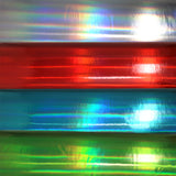 Group swatch iridescent PVC in various colours