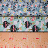 Group swatch Dream a Little Dream themed fabrics in various styles/colours