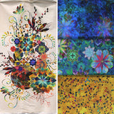 Group swatch venice lawns fabric collection in various colours