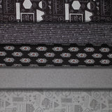 Group swatch smoke & rust themed fabrics in various styles/colours