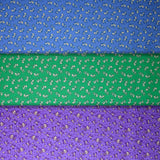 Group swatch assorted Mice themed fabrics in various styles/colours