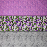 Group swatch misty meadow collection fabrics in various styles/colours
