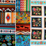 Group swatch assorted Tuscon (southwest) themed prints in various styles/colours
