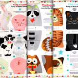 Group swatch assorted Snuggle Pillows Panels in various styles