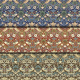Group swatch strawberry floral printed fabric (large) in various colours