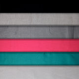 Group swatch solid linen fabrics in various colours