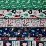 Group swatch Believe (christmas) themed fabrics in various styles/colours