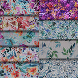 Group swatch Sunshine Soul themed fabrics in various styles/colours