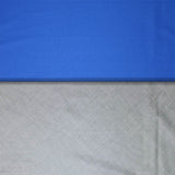 Group swatch fine textures print fabric in blue and silver