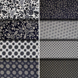 Group swatch assorted Maryland themed fabrics in various styles/colours
