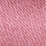 Swatch of Caron Simply Soft Solids yarn in shade plum wine (medium pale pink)