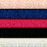 Group swatch heavy bamboo towel fabric in various colours