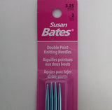 Double Pointed Knitting Needles - Set of 4 - 7" (18cm) - Silvalume/Susan Bates