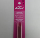 Double Pointed Knitting Needles - Set of 4 - 7" (18cm) - Silvalume/Susan Bates