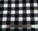 Polar Fleece Buffalo Plaid Stripe - 60" - 100% Polyester Fleece