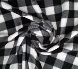 Polar Fleece Buffalo Plaid Stripe - 60" - 100% Polyester Fleece