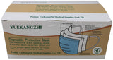 50 pcs package of disposable protective masks