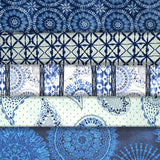 Indigo Splash - 44/45" - 100% Cotton