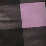 Lavender and black buffalo plaid printed polar fleece