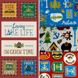 Loving Camp Life - 44/45" - 100% Cotton