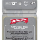 Square photo small grey package of mini glue sticks