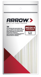 Full photo arrow brand mini glue sticks in packaging (24 pack, 5/16")