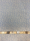 Flat swatch microprint flannel in clouds (tiny white cloud shapes on light blue)
