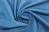 Swirled swatch solid upholstery fabric in shade Oxford Blue