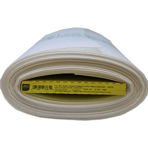 Full roll of white ultra firm (one-sided fusible) stabilizer