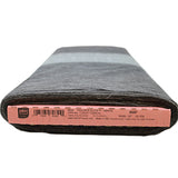 Full roll of stitch-reinforced fusible interfacing in black