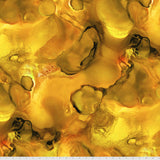 Square swatch radiant fabric (yellow and gold marbled/wet look fabric)
