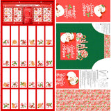 A group of available project panels from the Peppermint Candy collection.