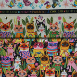 Puddy Cats - 44/45" - 100% Cotton