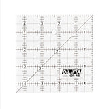 Square Frosted Acrylic Ruler size 4.5"
