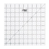 Square Frosted Acrylic Ruler size 9.5"
