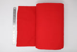 Tube of ribbing material in red
